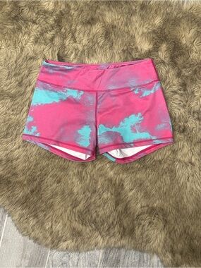 Born Primitive Pink and Teal Athletic Shorts